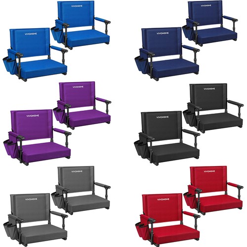 Stadium seat bleacher chair - stadium, w/